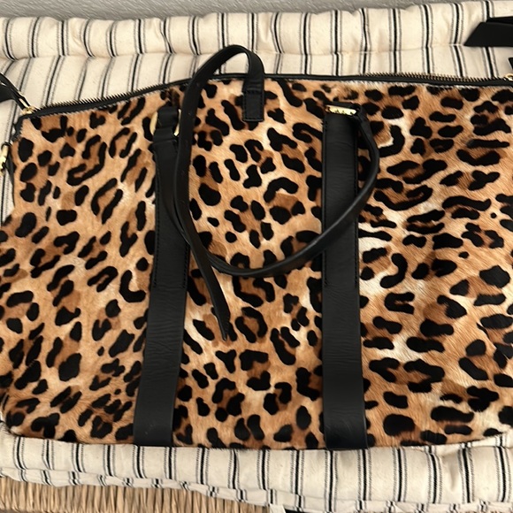 Banana Republic Calf Hair Satchel - Picture 7 of 10